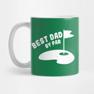 Best Dad By Par Minimal Mug